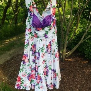 Grace karin floral  pinup dress